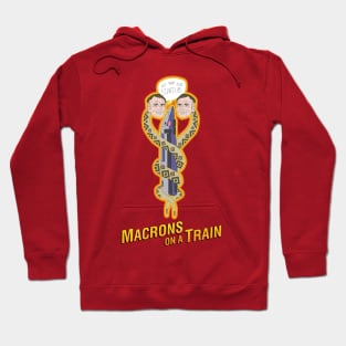 Macrons on a Train Hoodie